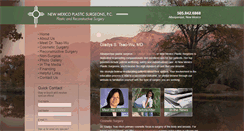 Desktop Screenshot of nmplasticsurgery.com